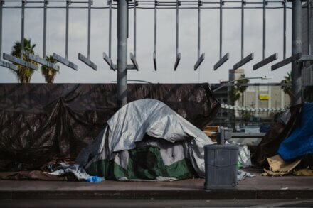 Bezdomność, USA, Los Angeles