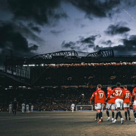 Zawodnicy Manchesteru United na Old Trafford