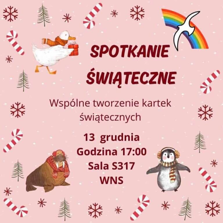 Świąteczne spotkanie w Tęczowym Porcie grafika:Karolina Kozakiewicz