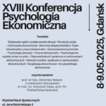 plakat konferencja psychologia ekonomiczna Uniwersytet Gdański