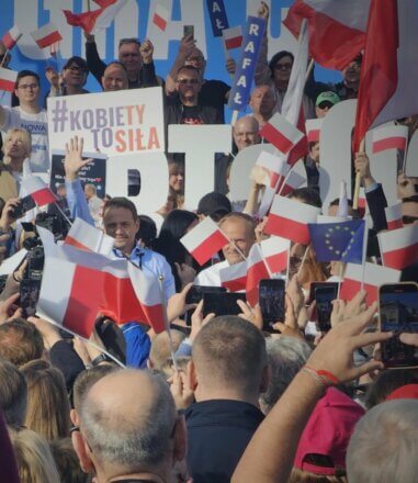 Wiec Rafała Trzaskowskiego