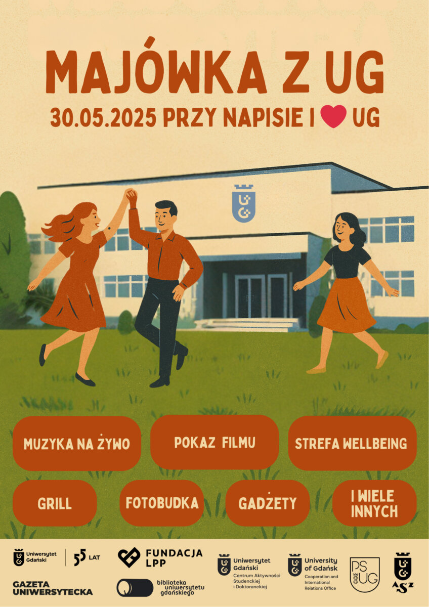 Majówka UG wydarzenie studenckie integracja relaks kino plenerowe odpoczynek