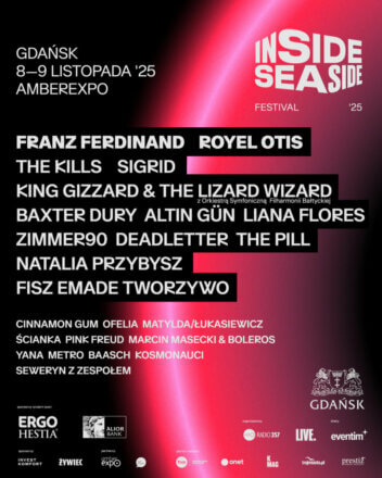 Inside Seaside plakat festiwal Gdańsk muzyka