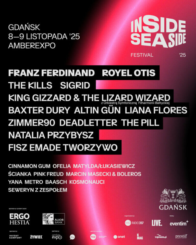 Inside Seaside plakat festiwal Gdańsk muzyka