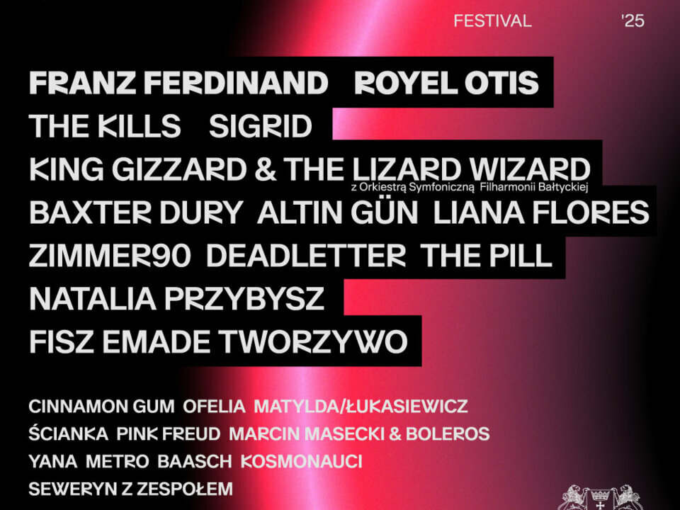 Inside Seaside plakat festiwal Gdańsk muzyka