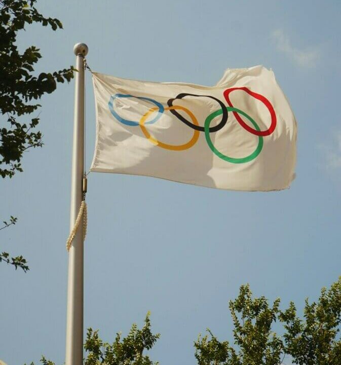Olimpiada sport flaga olimpijska