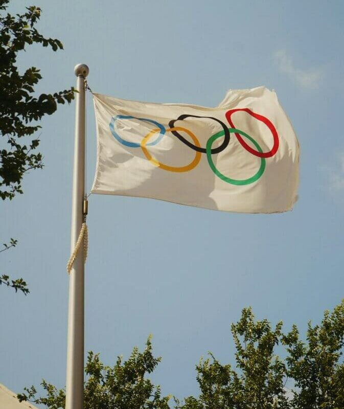 Olimpiada sport flaga olimpijska