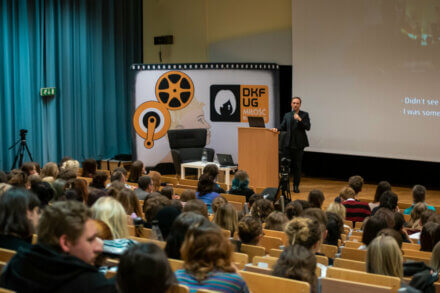 Jan Komasa reżyser kino film UG spotkanie Dzień z Janem Komasą na UG