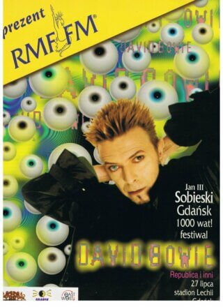 David Bowie koncert Gdańsk Jan III Sobieski Gdańsk 1000 Wat Festiwal Machina Trójmiasto