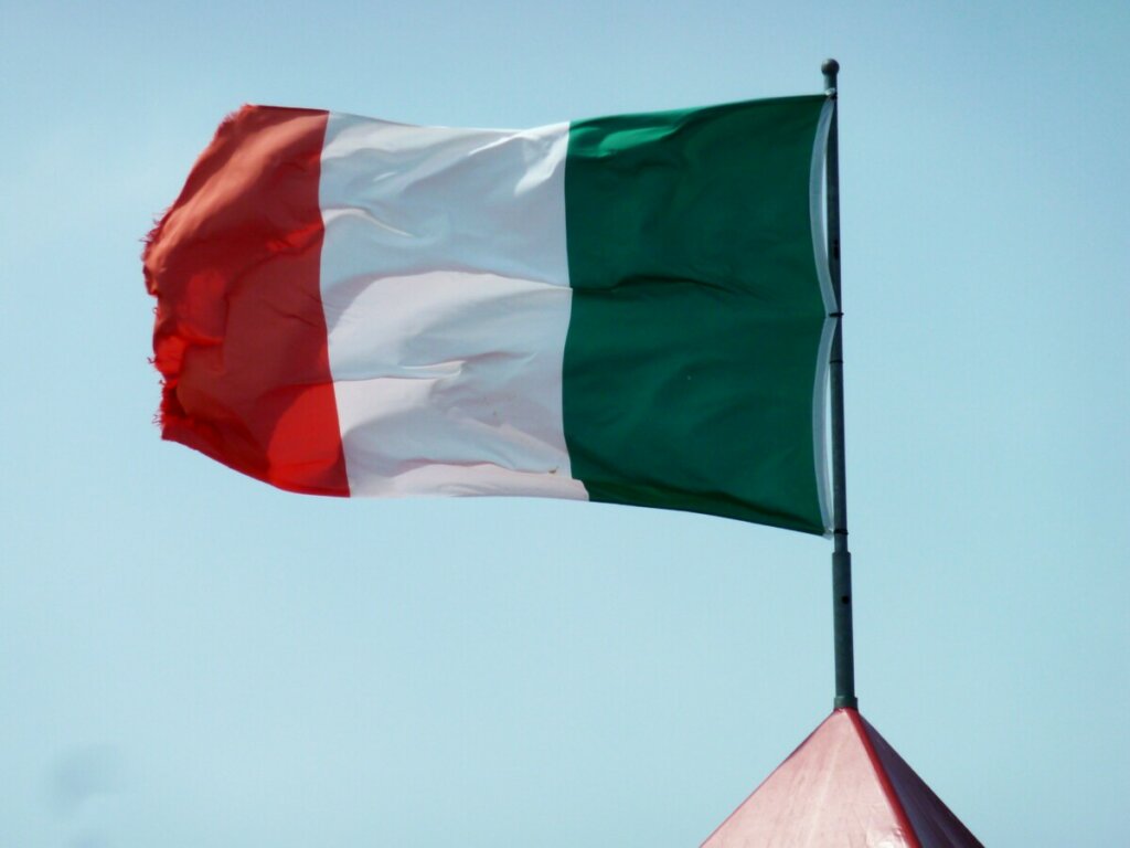 włochy italia flaga
